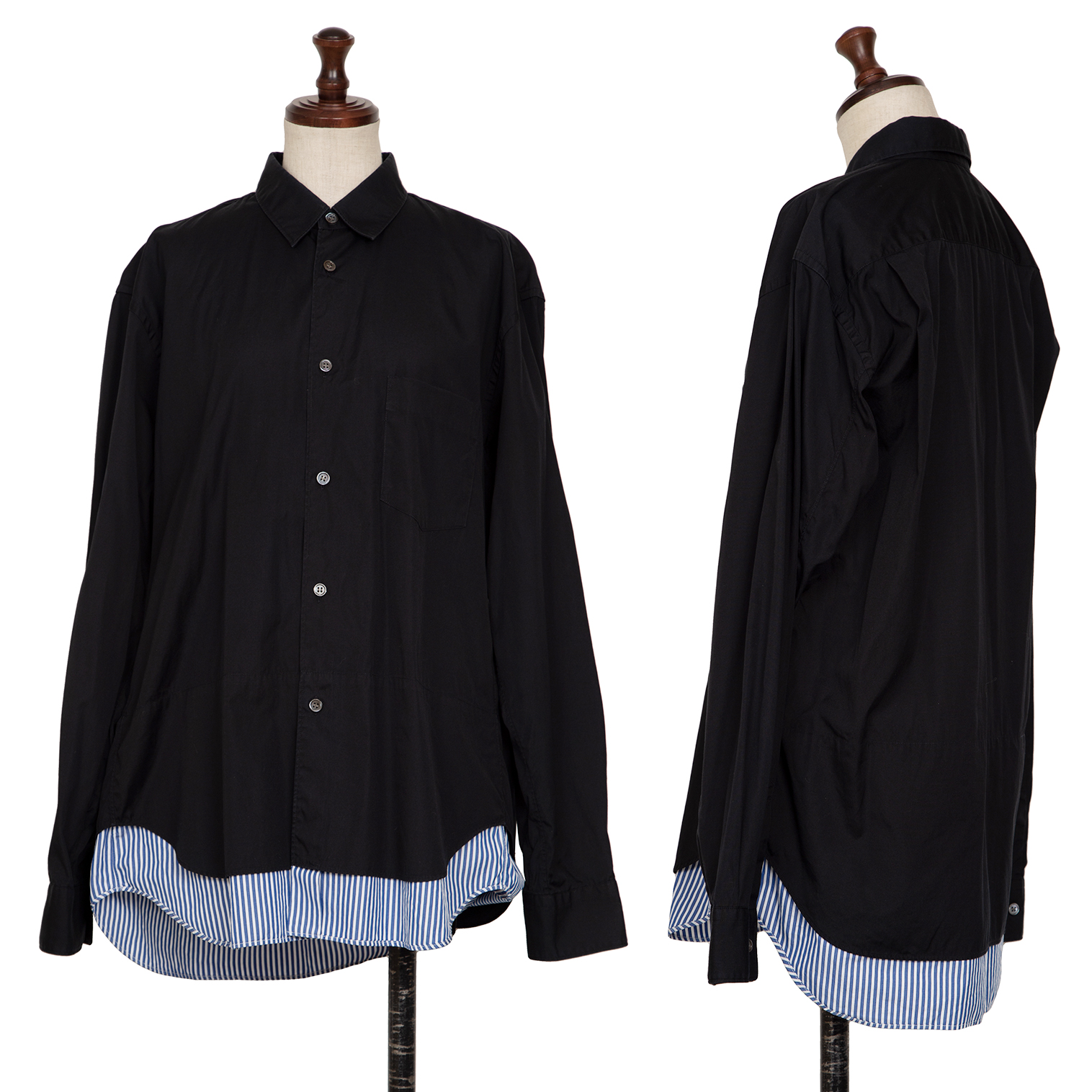 コムデギャルソンシャツCOMME des GARCONS SHIRT ストライプレイヤード 