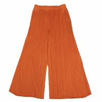 PLEATS PLEASE Pleated Wide Pants (Trousers) Orange 2 | PLAYFUL