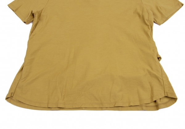 MACKINTOSH PHILOSOPHY Belted V Neck T Shirt Mustard 38 | PLAYFUL