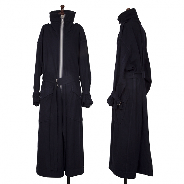 ヨウジヤマモト ファムYohji Yamamoto FEMME ジップデザインベルテッド ...