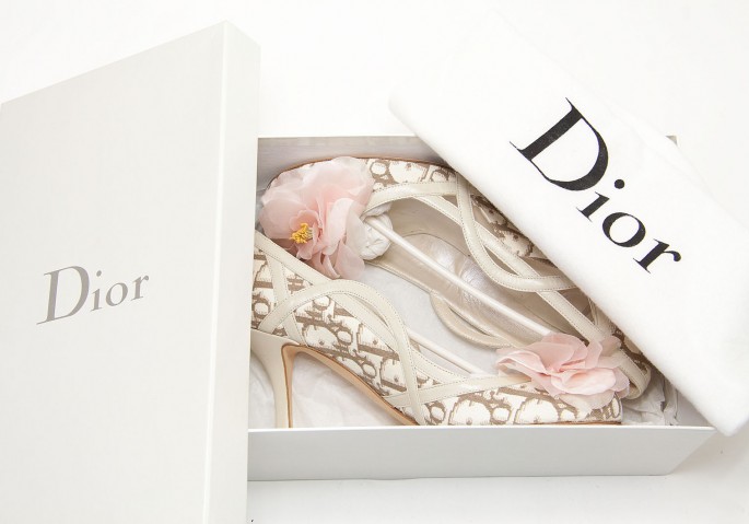 Dior　ピンクベージュ　パンプス　36サイズ心斎橋の路面店で購入しました