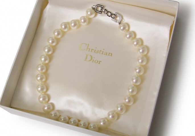 クリスチャン・ディオール Christian Dior パールネックレス