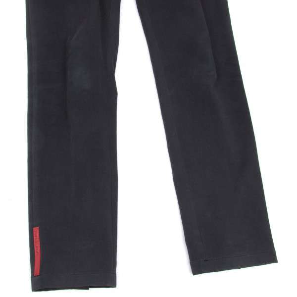SALE) PRADA SPORT side-zip stretch pants Navy 38 | PLAYFUL