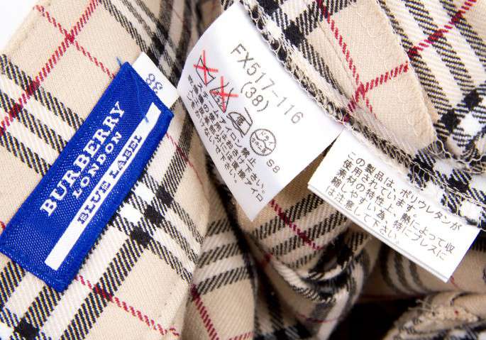 burberry label for sale