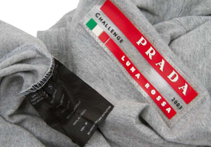 PRADA プラダ カジュアルシャツ 40(M位) 黒x赤x白(総柄)