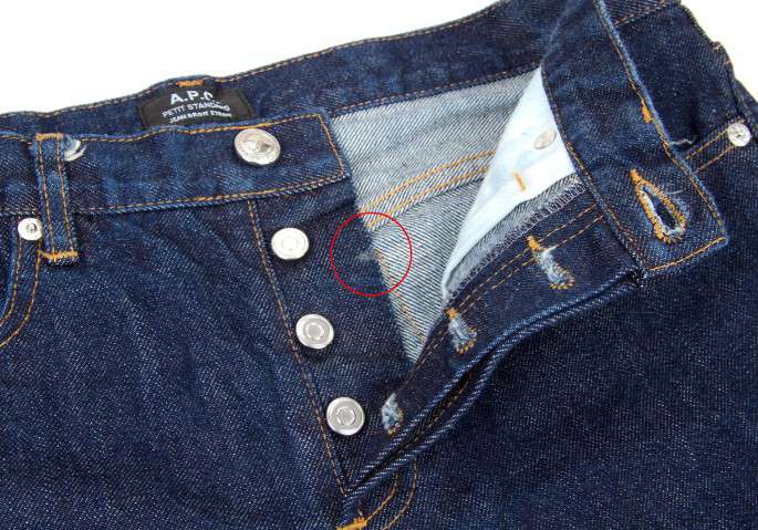 アーペーセーA.P.C. PETIT STANDARD JEAN DROIT ETROIT ジーンズ 