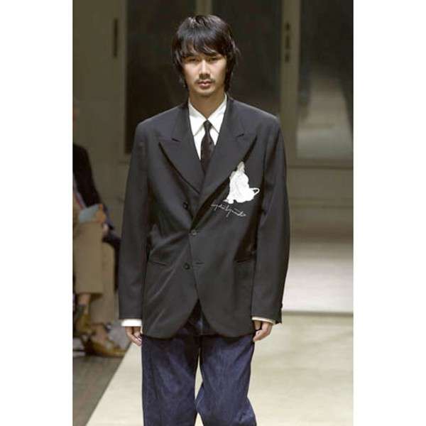 Yohji Yamamoto POUR HOMME 02SS 女優刺繍ジャケット