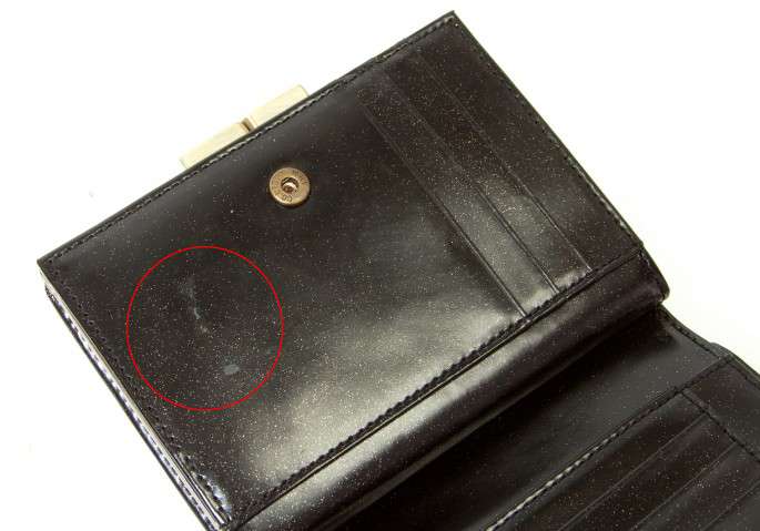 JEAN PAUL GAULTIER Vintage Black Leather Trifold Wallet 