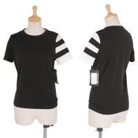  Y-3 sleeves three-line switch T-shirt Black S