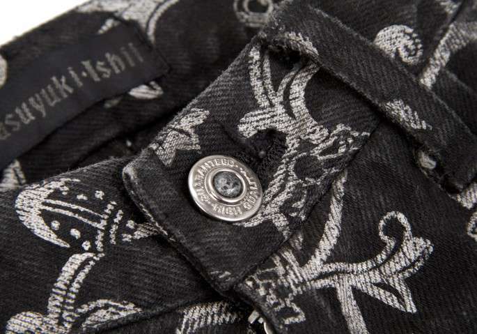 SALE) Yasuyuki Ishii print pants Black M | PLAYFUL