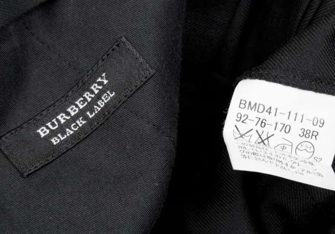 バーバリーブラックレーベルBURBERRY BLACK LABEL ウールスラックス