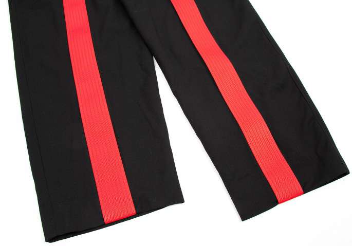 Solid Homme Black One Tuck Trousers