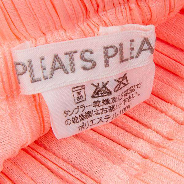 プリーツプリーズPLEATS PLEASE パフェプリントラップ風スカート ピンク2