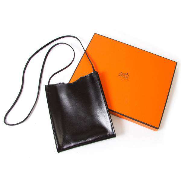 hermes leather pouch