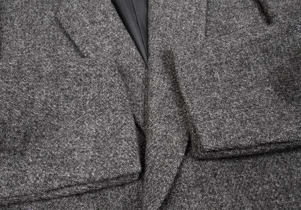 SALE) COMME des GARCONS HOMME Harris Tweed double jacket Grey M 