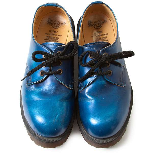 Dr. Martens 3 Hall uneven dyed shoes Blue US About 6 | PLAYFUL