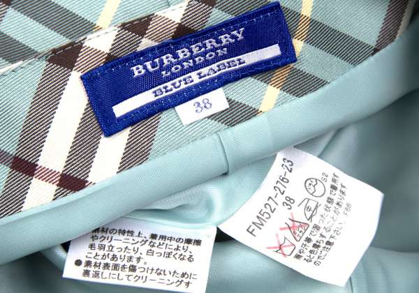 BURBERRY BLUE LABEL Nova Check Cotton Dress Sky blue 38 | PLAYFUL