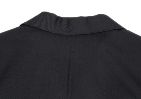 KENZO PARIS Wool shawl collar double jacket Black M | PLAYFUL