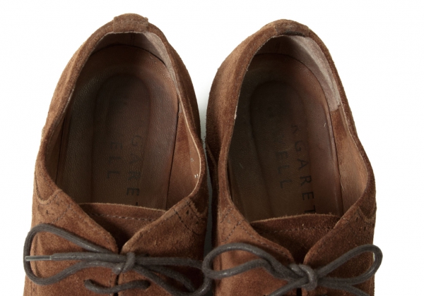 MARGARET HOWELL idea Suede lace-up shoes(K-34209) Brown 7.5 | PLAYFUL