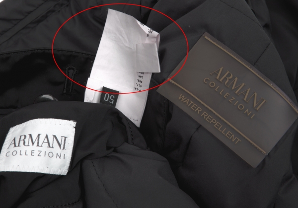 SALE) ARMANI COLLEZIONI Batting Fake Layered jacket Black 50 | PLAYFUL