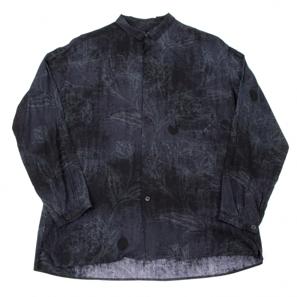 コットンYohji Yamamoto Indigo Dyed Shirt