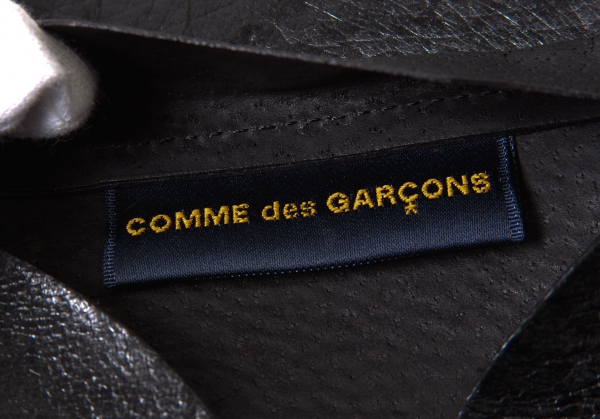 材質は牛革の型押になりますCOMME des GARCONS HOMME 型押レザーウォレット 未使用品