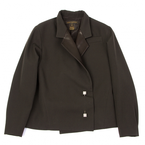 Louis Vuitton, Jackets & Coats, Louis Vuitton Monogram Silk Twill Blazer  36