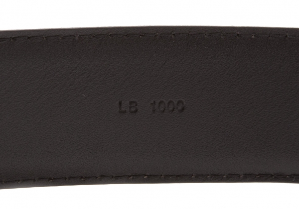 BRAND NEW AUTHENTIC LOUIS VUITTON BLACK EPI LEATHER INITIALS BELT –  Whispers Dress Agency