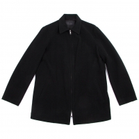  (SALE) Y's for men Wool Zip Coat Black 3