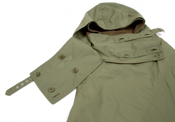 COMME des GARCONS military poncho jacket