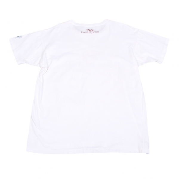 パパスPapas サイロゴプリントTシャツ 白M