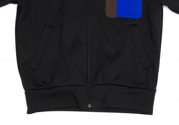 COMME des GARCONS Bicolor Pocket Track Jacket Black,Green,Blue S