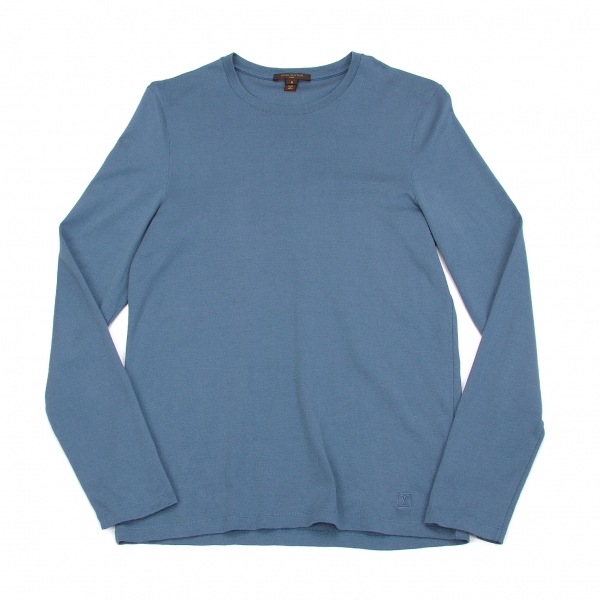 Louis Vuitton Round Neck Longsleeve Cashmere Sweater Blue