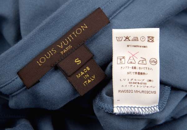Louis Vuitton Navy Blue Printed Cotton Long Sleeve Shirt L Louis Vuitton