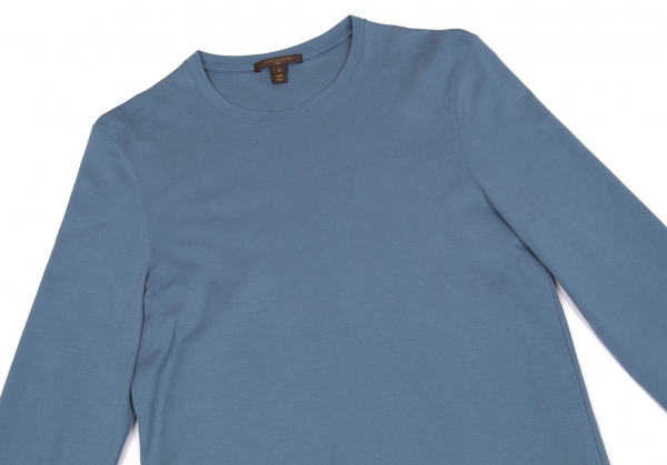 Louis Vuitton Men Navy Blue T-Shirt 100% Cotton Short Sleeve