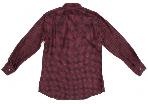 Louis Vuitton® LV X Yk Infinity Dots Silk Shirt Black. Size 38 in 2023