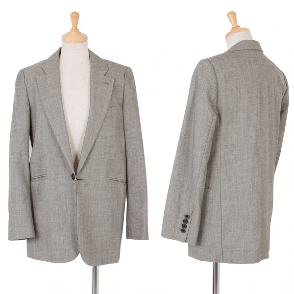 MARGARET HOWELL Houndstooth Jacket Grey 1 | PLAYFUL