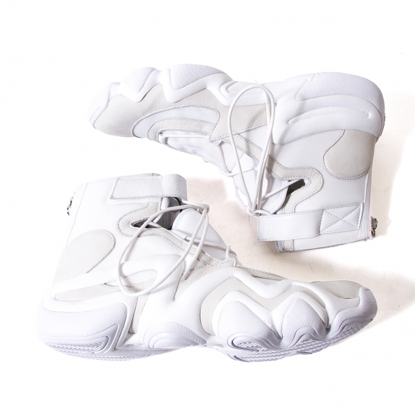 SALE) Yohji Yamamoto FEMME YY STRAP BBALL MID Sneakers (Trainers 