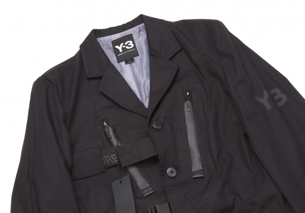 新品！ワイスリーY-3 バンテージベルトジャケット 黒XS