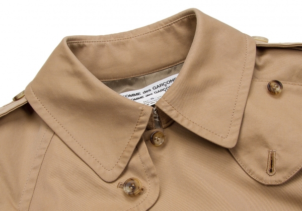 COMME des GARCONS COMME des GARCONS Trench Coat Beige S | PLAYFUL