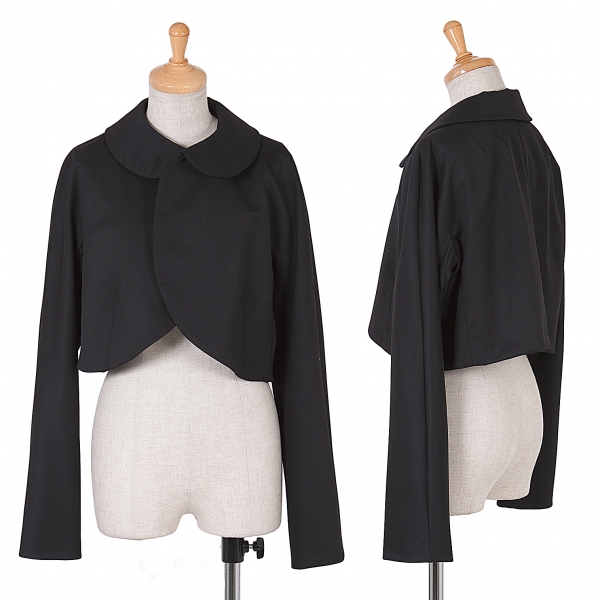 SALE) COMME des GARCONS GIRL Wool gabardine Short Jacket Black M