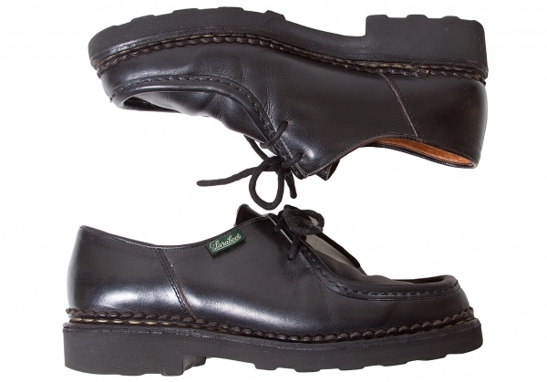Paraboot Leather Shoes Black UK4.5 | PLAYFUL