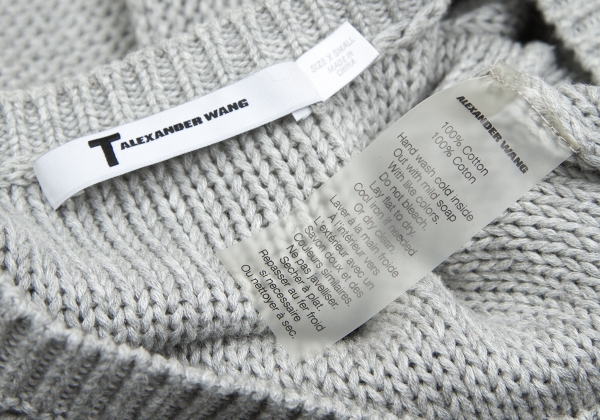by Alexander Wang Knit Sweater (Jumper) Grey XS | PLAYFUL