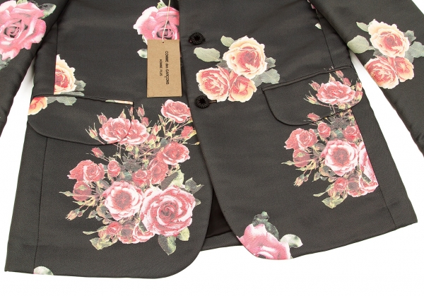 COMME des GARCONS HOMME PLUS Floral Pattern Suit Grey,Multi-Color 