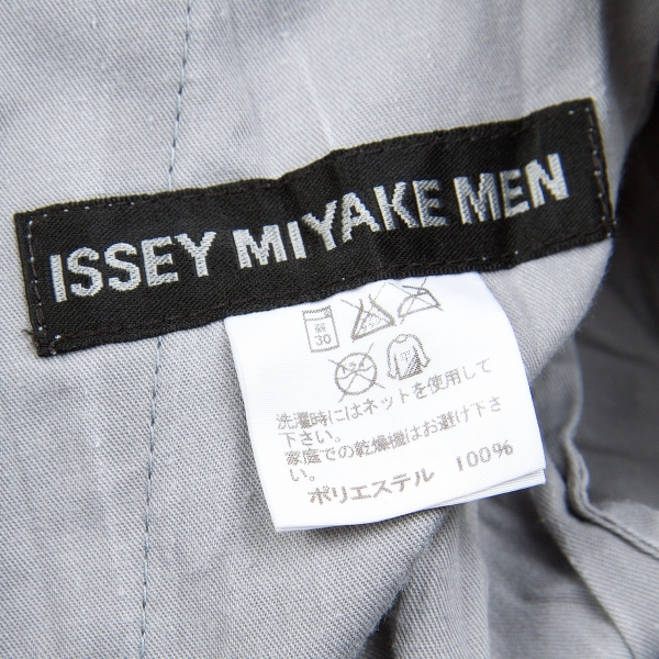 ISSEY MIYAKE MEN Wrinkled Design Pants (Trousers) Grey 1 | PLAYFUL