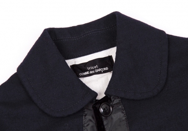 tricot COMME des GARCONS Wool Jacket Navy M | PLAYFUL