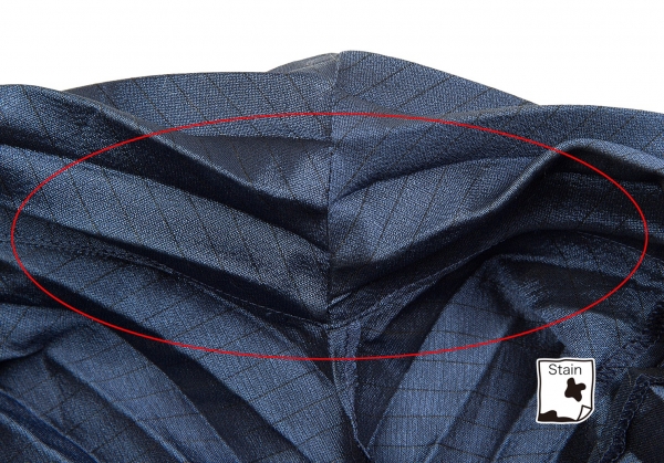 ISSEY MIYAKE Circle Pleated Jacket Navy 2 | PLAYFUL