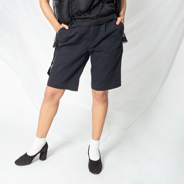 tricot COMME des GARCONS Cotton Shorts Black S | PLAYFUL