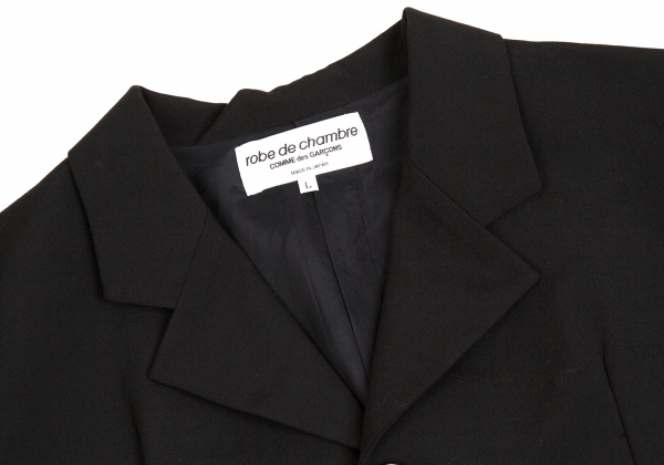 robe de chambre COMME des GARCONS 3 Button Jacket Black L | PLAYFUL