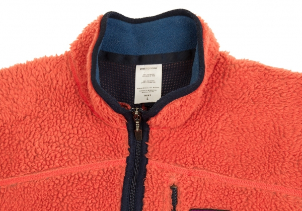 patagonia Boa Fleece Vest (Waistcoat) Orange L | PLAYFUL
